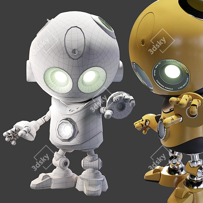 Turbo Robot Toy Technology Model 3D model image 2