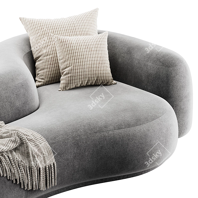 Modern Kay Sofa Render Bundle 3D model image 3