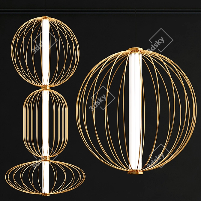 Designer PEPO Pendant Lamp 3D model image 6