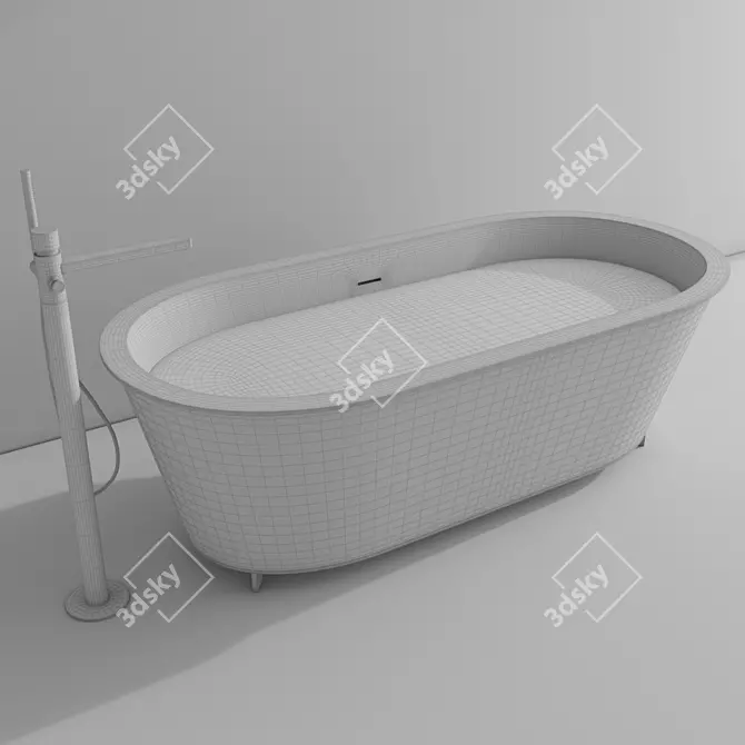 Cielo Ottavia Bathtub 3D Models 3D model image 4