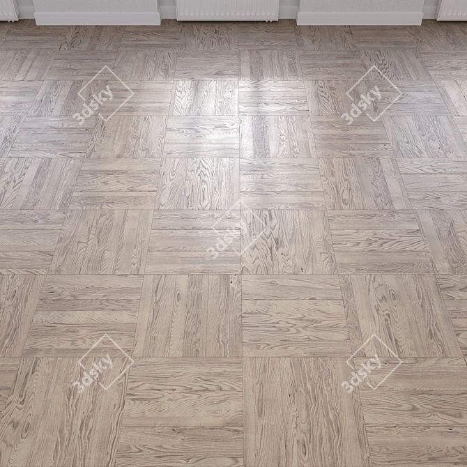 High-Quality 3D Wooden Flooring Model 3D model image 3