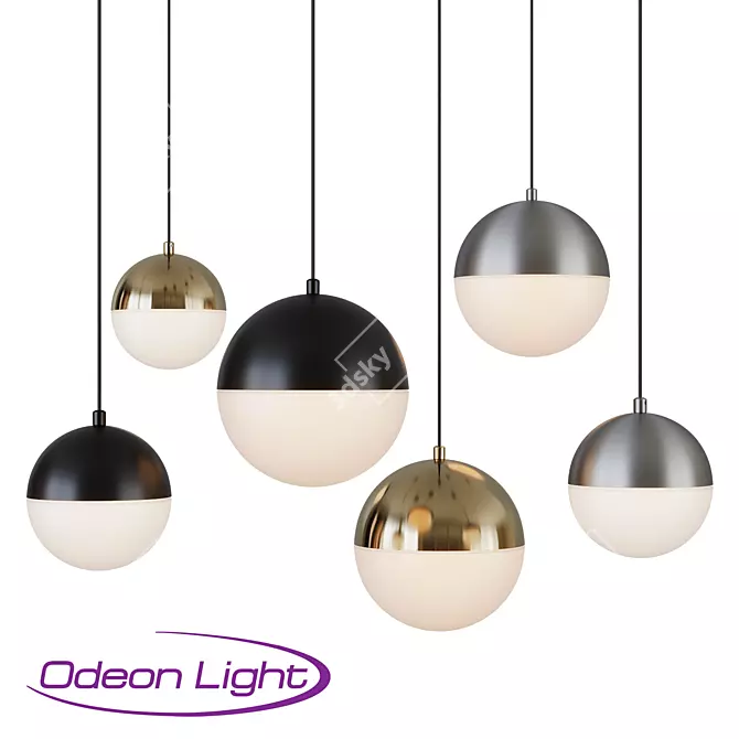 Odeon Light "Pinga" Pendant Light 3D model image 1