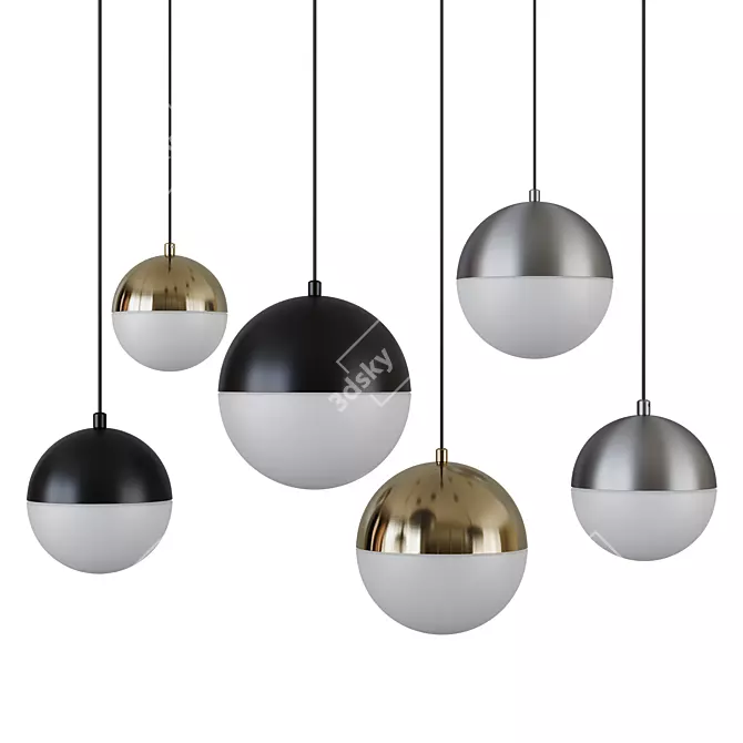 Odeon Light "Pinga" Pendant Light 3D model image 2