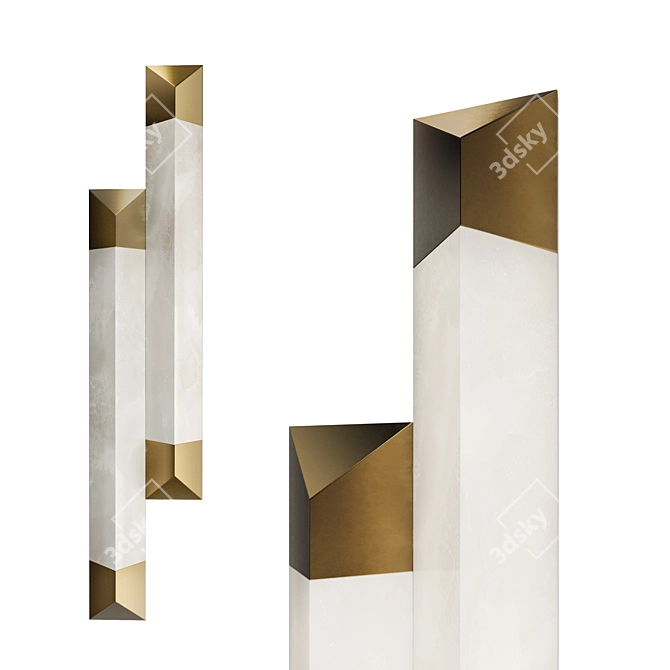 Elegant Spear II Wall Lamp 3D model image 4