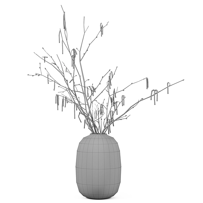 Elegant Vase, Modern Design, Versatile 3D model image 7