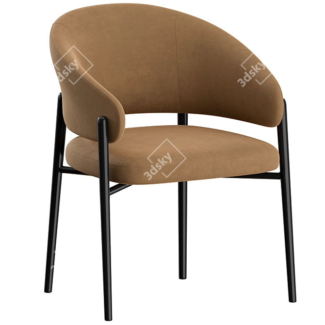  Modern Linda Chair Set by Marelli 3D model image 5