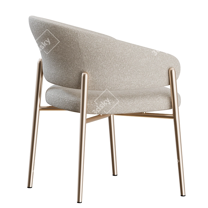  Modern Linda Chair Set by Marelli 3D model image 7