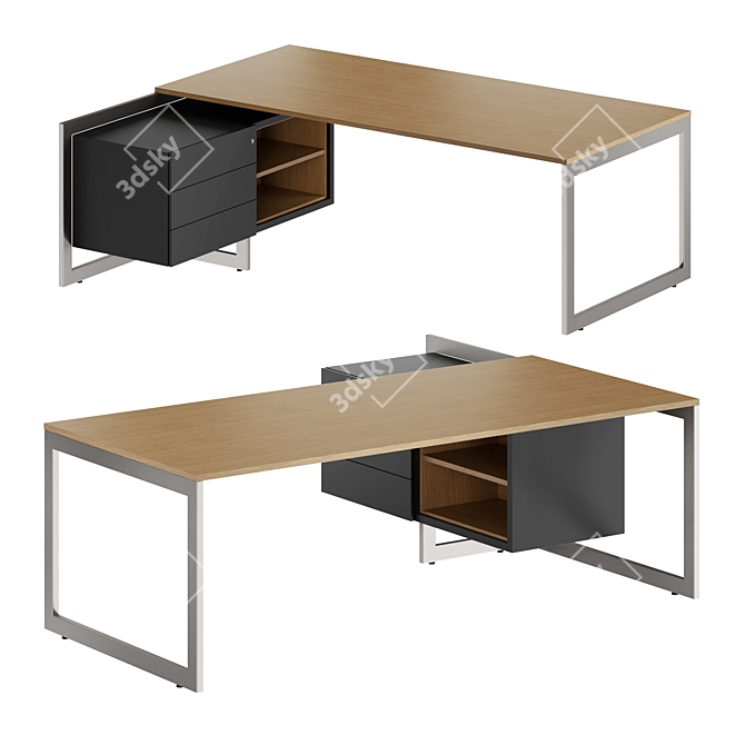 Vektor Executive Desk by FORMA5 3D model image 1