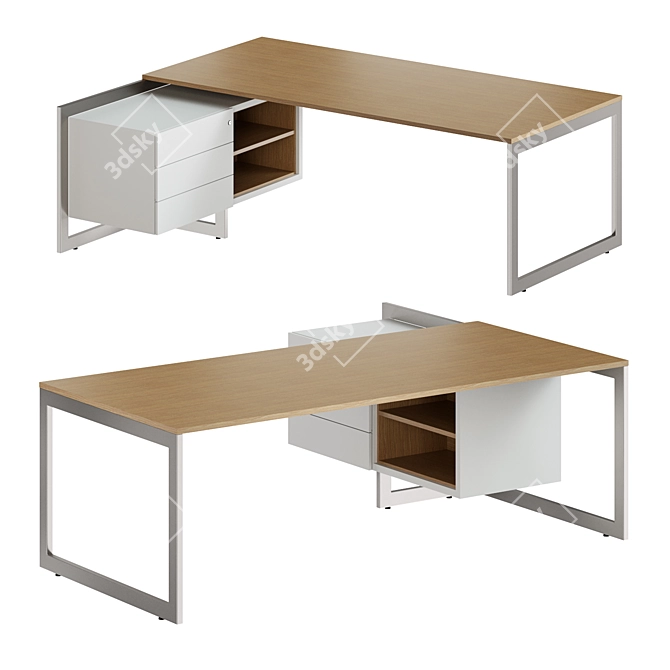 Vektor Executive Desk by FORMA5 3D model image 2