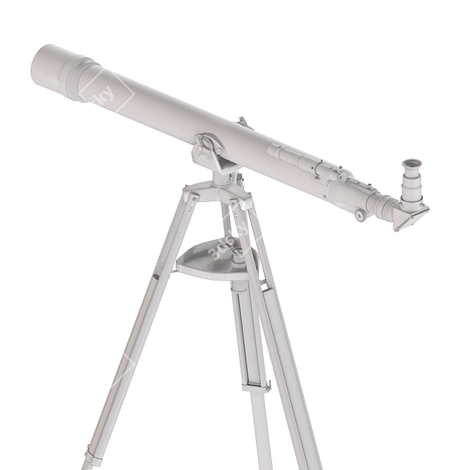 Celestron PowerSeeker 50AZ Telescope 3D model image 7