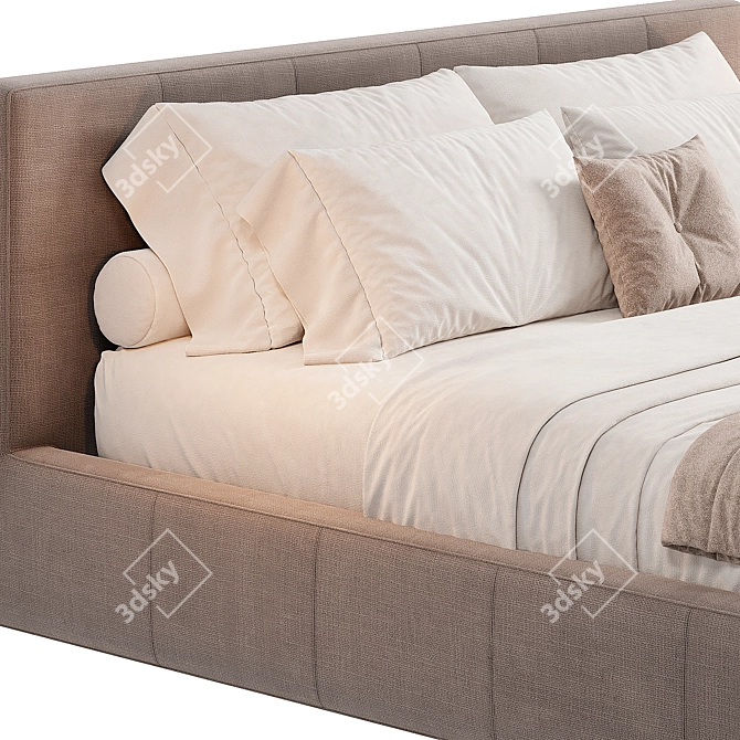 Luxury Italian Creazioni Bed 2015 3D model image 5