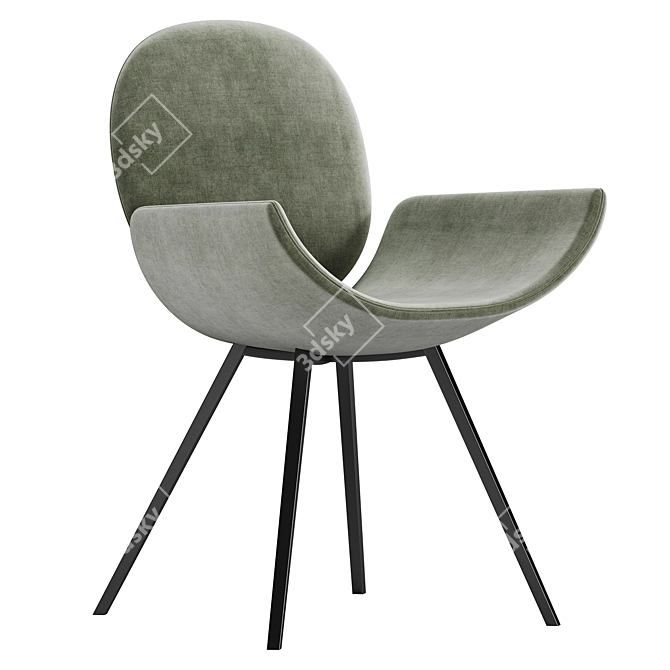 Youpi Metal Rocking Chair, Bonaldo 3D model image 2