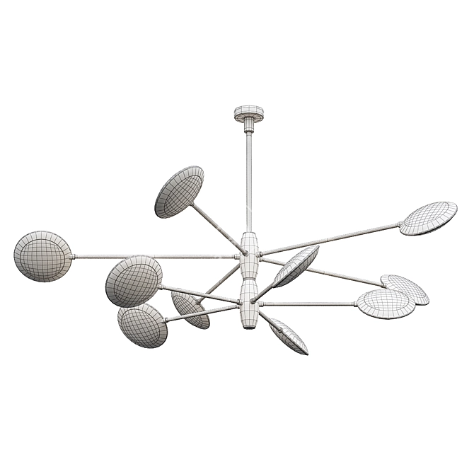 RIM Pendant Chandelier by ImperiumLoft 3D model image 3