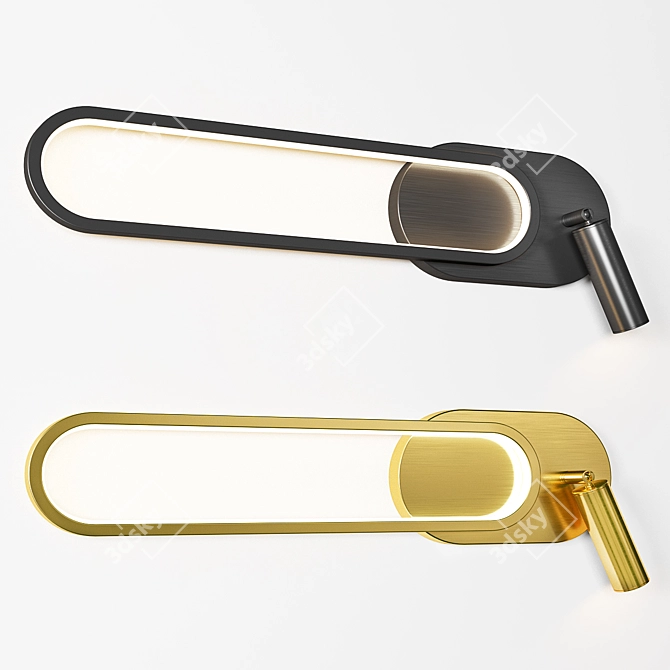 Modern Elegance Carit Wall Lamp 3D model image 3