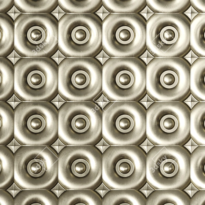 Torus Wall 3D Interior Panels 3D model image 3