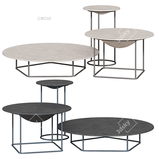 Circus Coffee Table by Minotti 3D model image 2