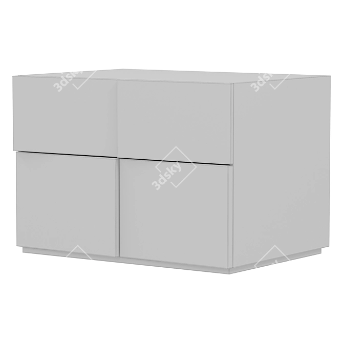 Modern Svelte Bedside Essential 3D model image 2