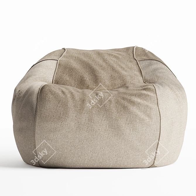 Vetsak Beanbag Large Canvas Sand 3D model image 2