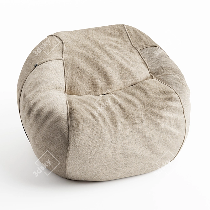 Vetsak Beanbag Large Canvas Sand 3D model image 3