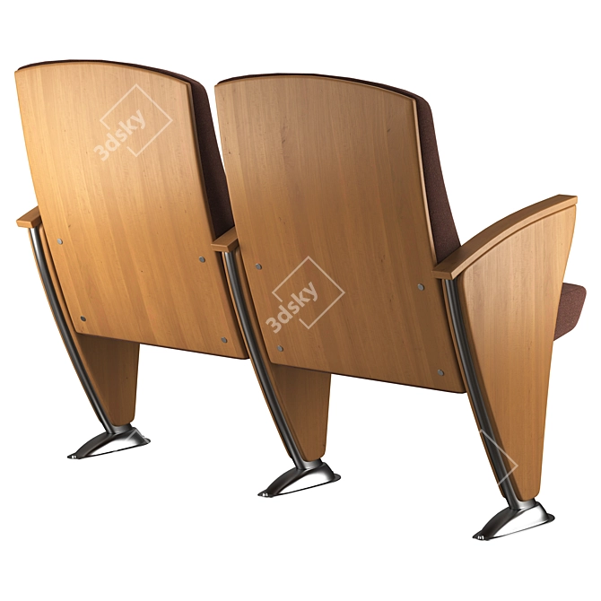 Eidos Side Evo Auditorium Armchair 3D model image 2