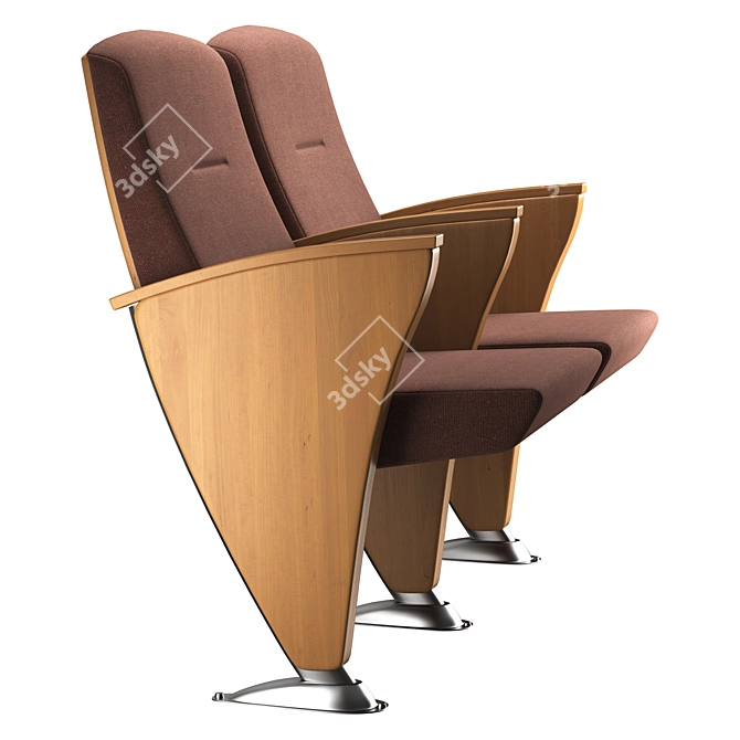 Eidos Side Evo Auditorium Armchair 3D model image 3