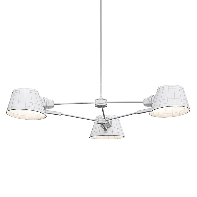 ImperiumLoft SPREAD D95 Chandelier 3D model image 3
