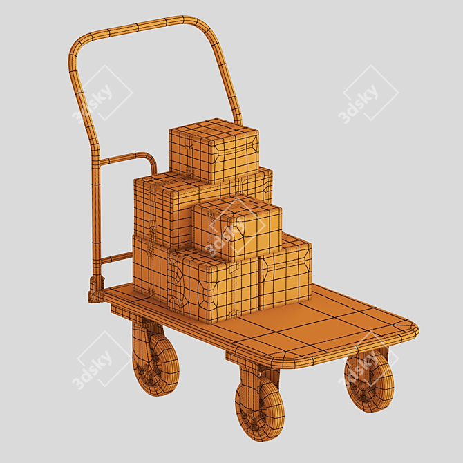 High-Quality Textured Polygonal 3D Model 3D model image 15