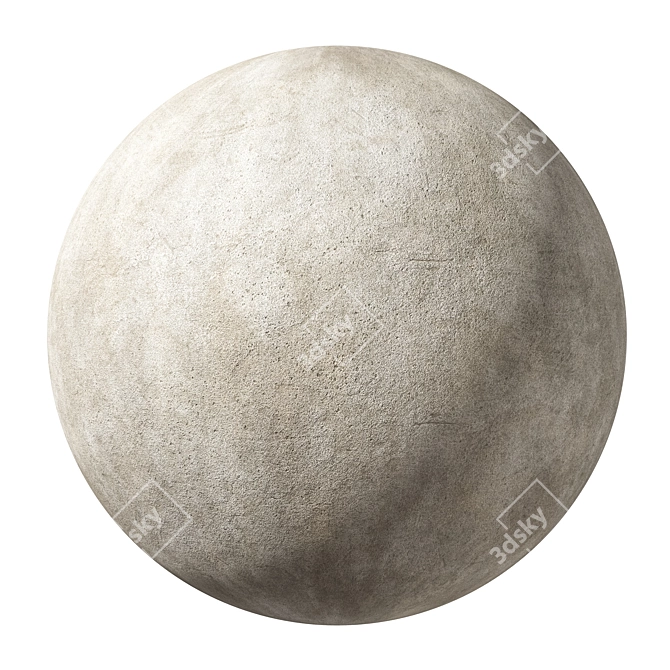 Seamless Plaster Material Pack 3D model image 1