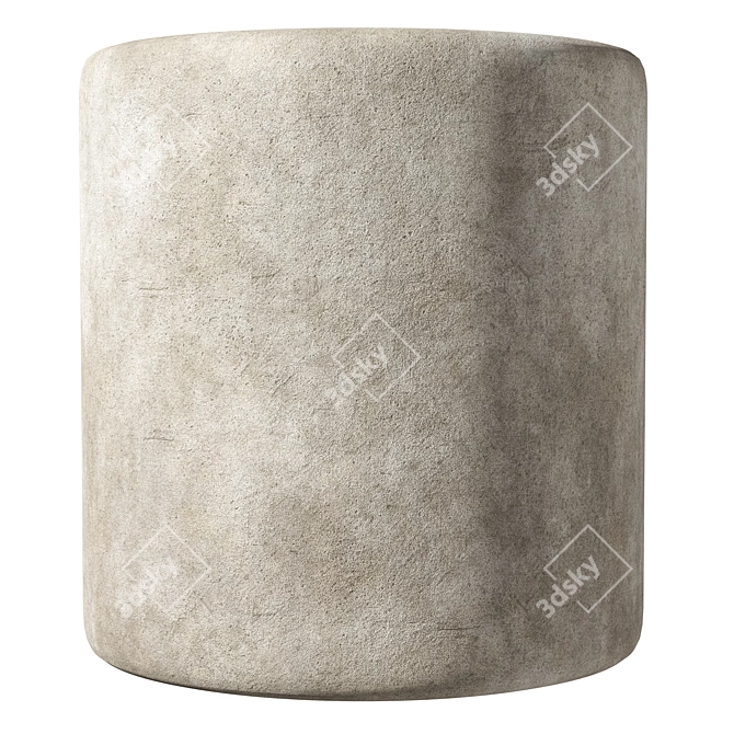 Seamless Plaster Material Pack 3D model image 2