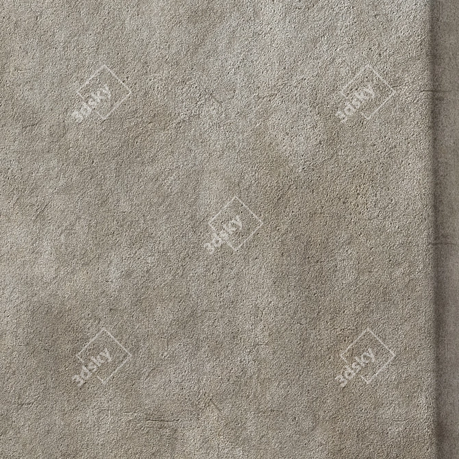 Seamless Plaster Material Pack 3D model image 4