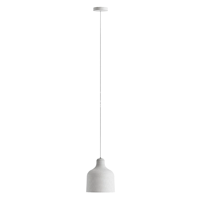 Cutout Pendant Light: Dual Finish 3D model image 3