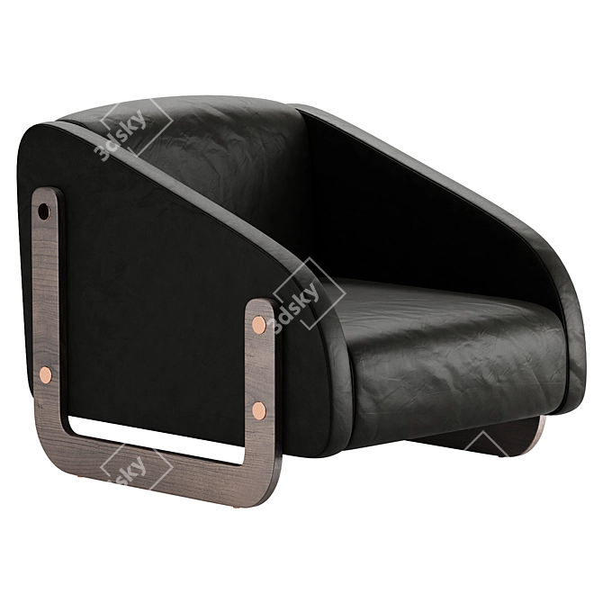 Elegant Bevan Chair Model 3D model image 3