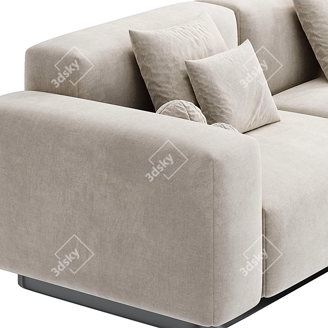 Vitra Soft Modular Sofa, 2015 3D model image 4