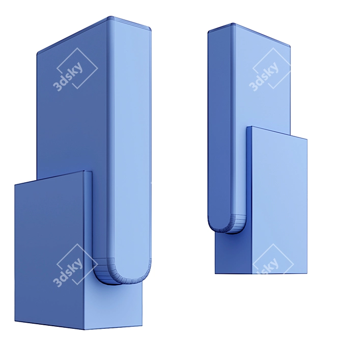 Modern Agatha Wall Lamp 3D model image 3