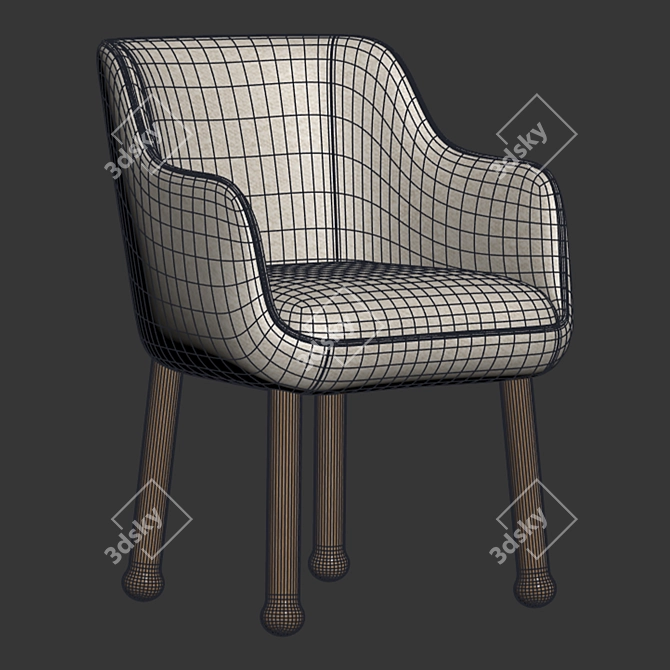 Seamless Textured Furniture Model 3D model image 4