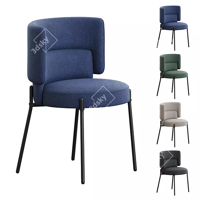 Cosmo Mellow MeshSmooth Chair 3D model image 1