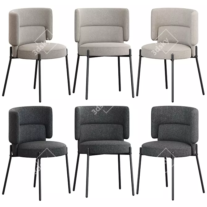 Cosmo Mellow MeshSmooth Chair 3D model image 5