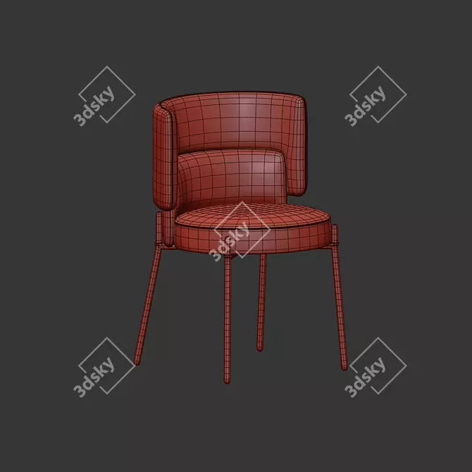 Cosmo Mellow MeshSmooth Chair 3D model image 6