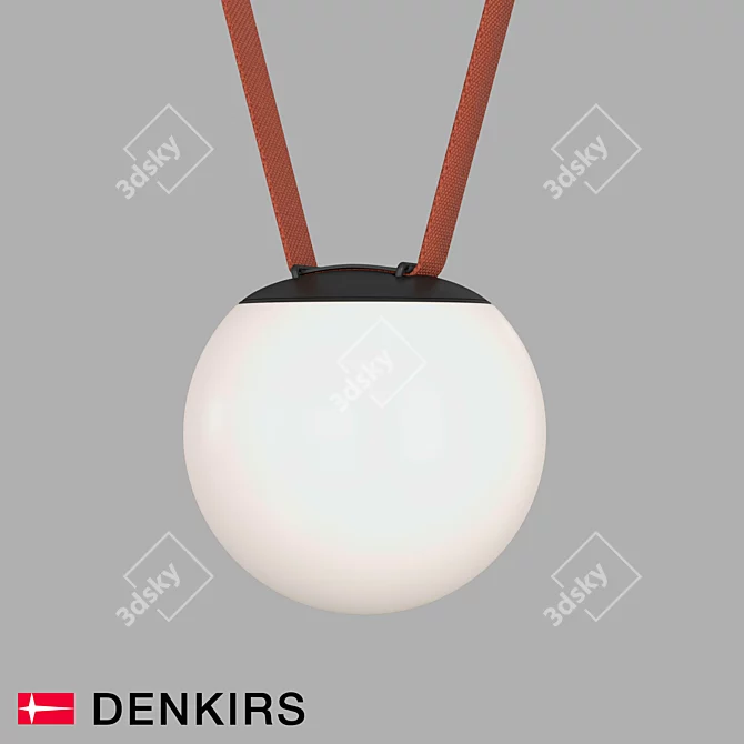 Belty Orb LED Track Light 3D model image 1