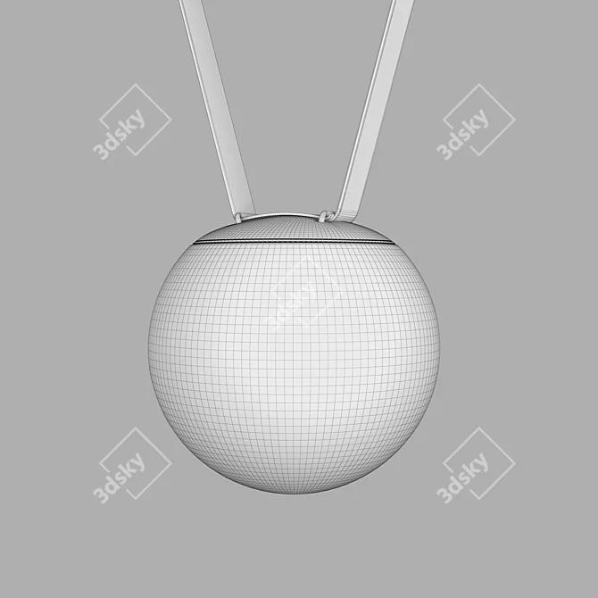 Belty Orb LED Track Light 3D model image 5