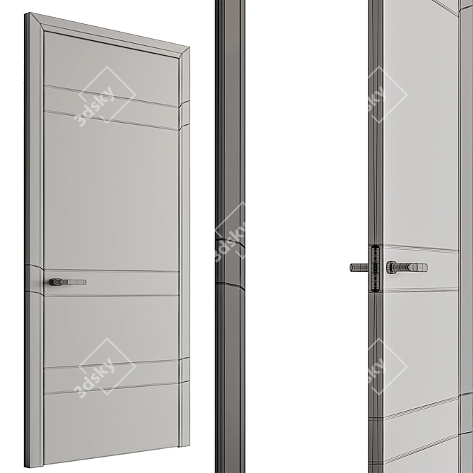  Sleek Entryway Door Collection 3D model image 6