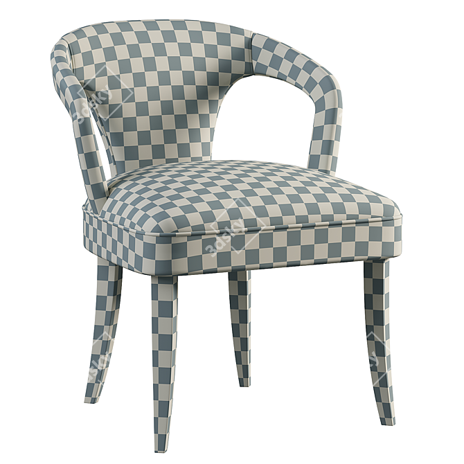 Modern Mary Q Chair Rendered 3D model image 6