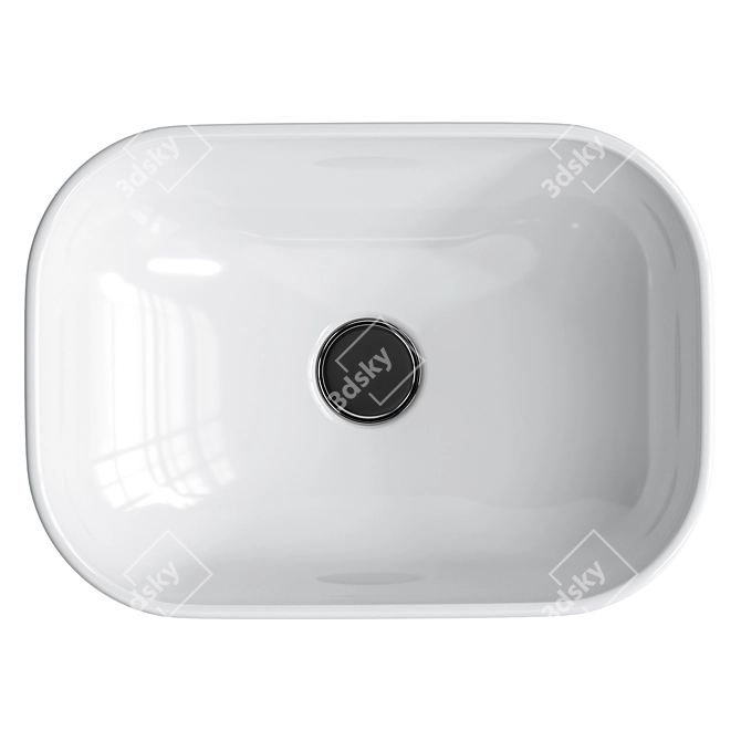 DIWO Moduo 50 Sink Bowl 3D model image 3