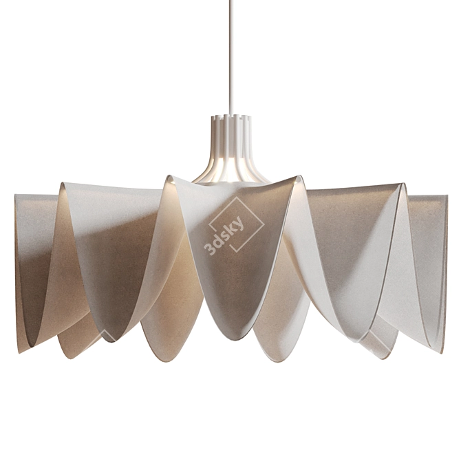 Artemide Veil Metal Fabric Chandelier 3D model image 1