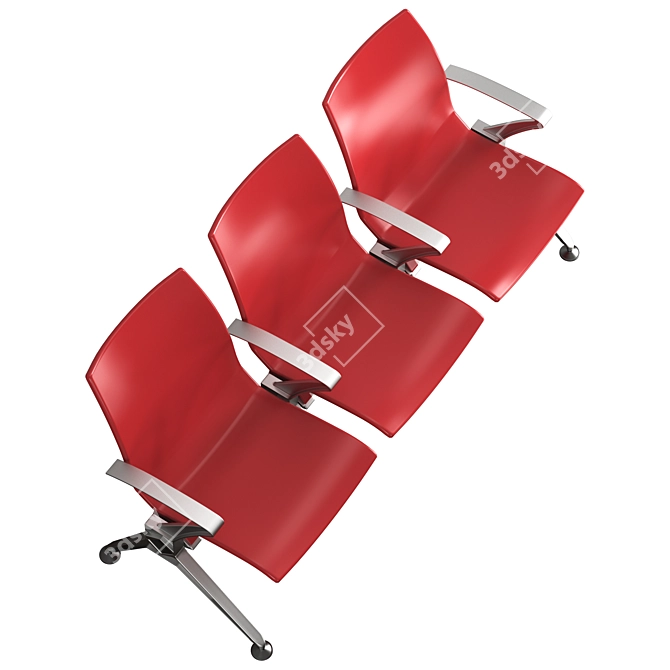 Signature Tandem Armchair L-W02-1 3D model image 4