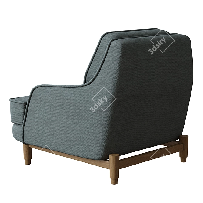 Sophisticated Matteo Armchair, Zana Design 3D model image 2