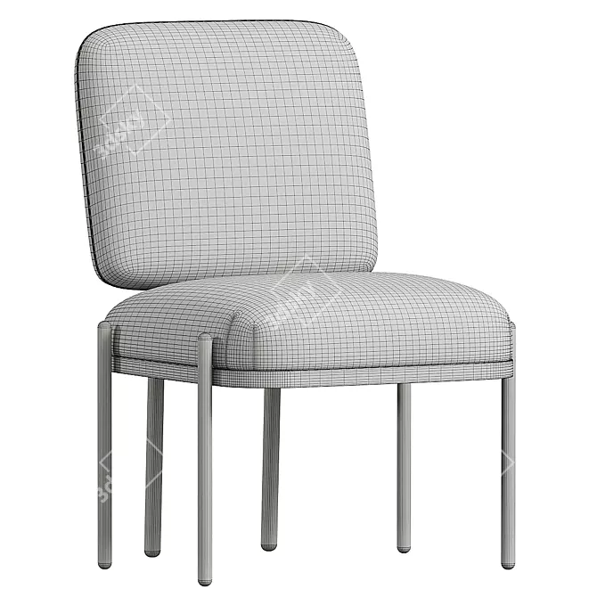 ROSSATO Quincy Chair: Stylish Modern Design 3D model image 3