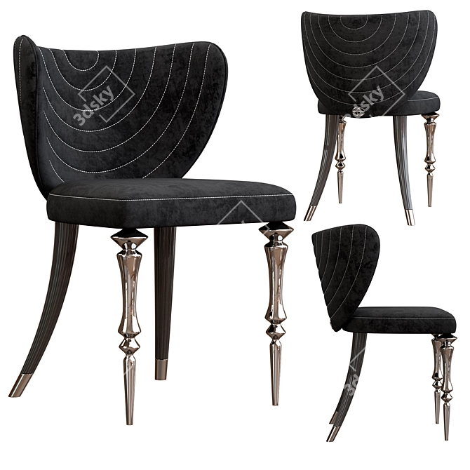 Luxury Armchair Arven Model 3D model image 1