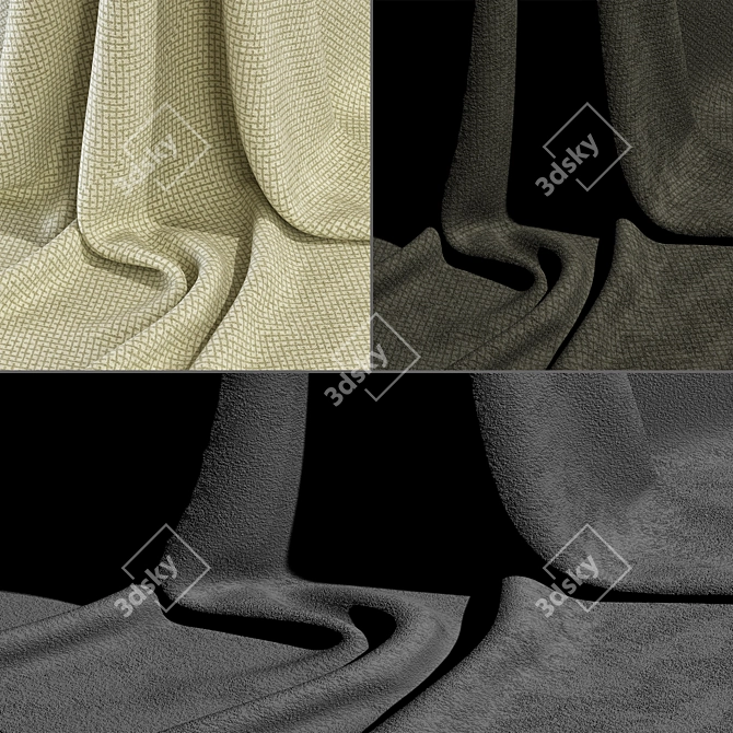 Luxury Fabric Tenerife Collection 3D model image 3