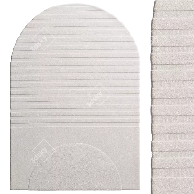 Modern Olsen Dome Rug 3D model image 1